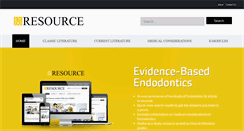 Desktop Screenshot of endodonticresource.com