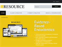 Tablet Screenshot of endodonticresource.com